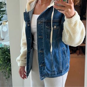Winter denim jacket